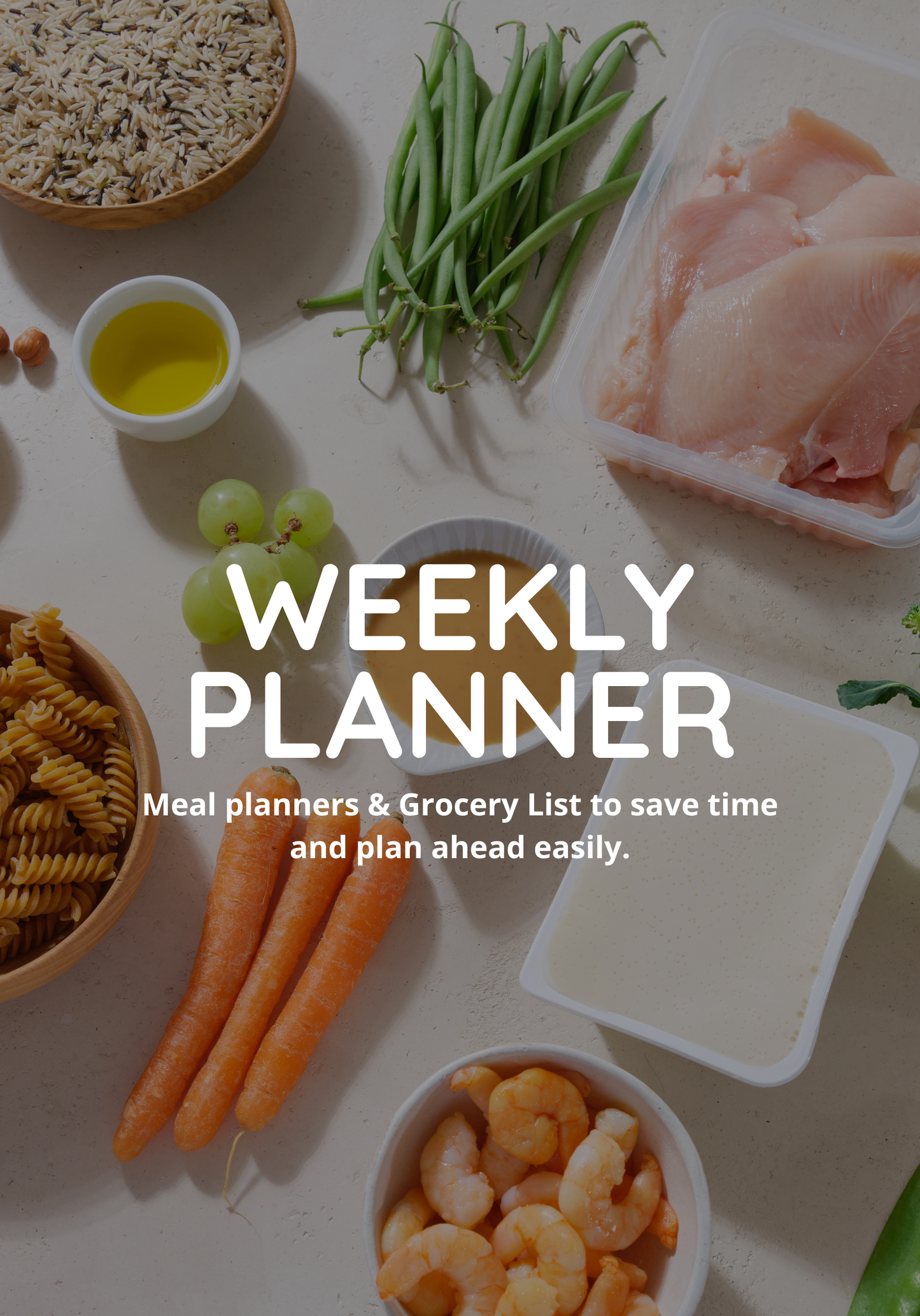 Weekly Meal Planner - Plan, Shop & Eat Smart