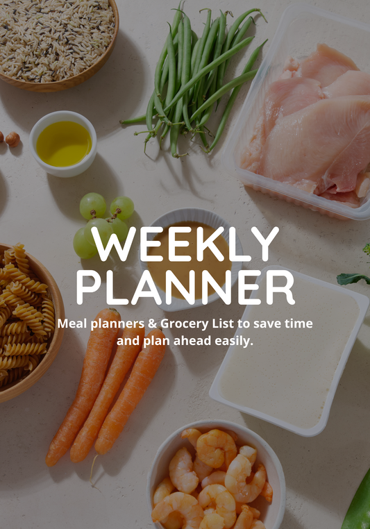 Weekly Meal Planner - Plan, Shop & Eat Smart